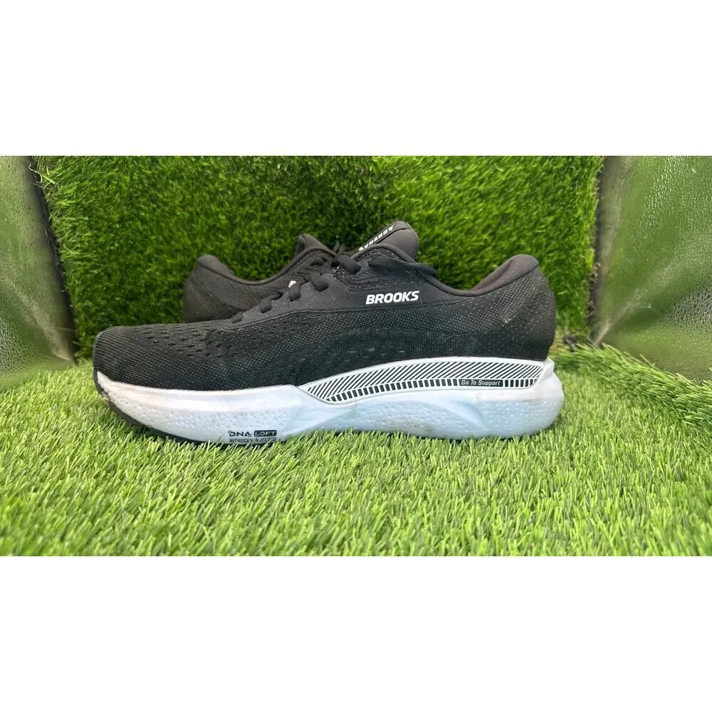 Brooks Adrenaline GTS 24 1104371D087 Athletic Sneaker Men 8.5D Black Mesh Sports
